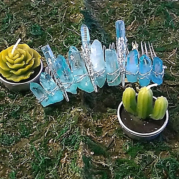 Accessories - Aura Quartz Hair Piece